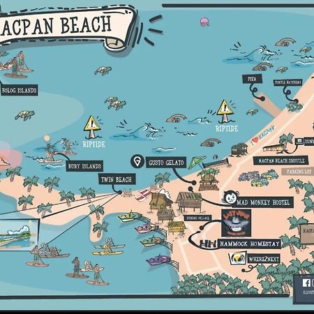 Lazy Juan Beach House Nacpan เอลนิโด ภายนอก รูปภาพ